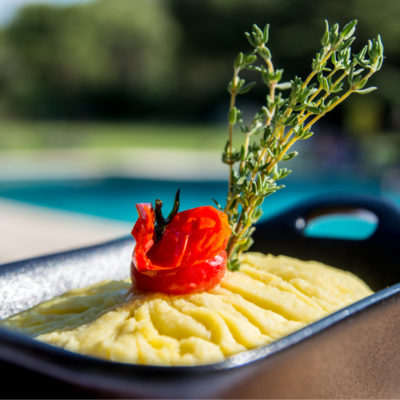 restaurant domaine de roquerousse: les plats