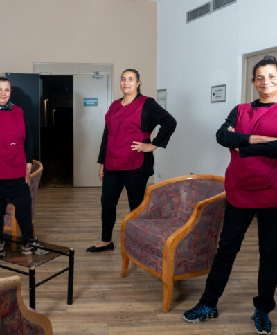 équipe chambre du Domaine de Roquerousse