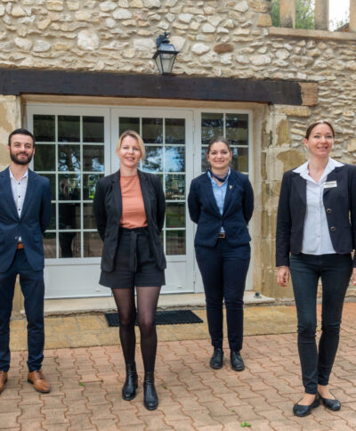 équipe salle du Domaine de Roquerousse