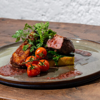 restaurant domaine de roquerousse : plat